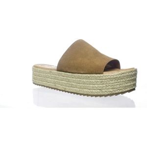 🎀Clearance🎀 NWB COOL BORY BROWNS SUEDE ESPADRILLES platform sandals.